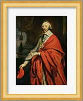 Portrait of Cardinal de Richelieu Fine Art Print