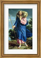 The Good Shepherd walking Fine Art Print