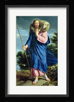 The Good Shepherd walking Fine Art Print