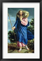 The Good Shepherd walking Fine Art Print