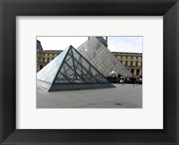 Louvre Pyramid in Paris Fine Art Print