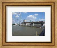 The London Eye and the Aquarium Fine Art Print