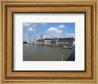 The London Eye and the Aquarium Fine Art Print