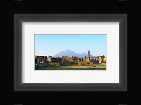 View of Vesuvius Over the Ruins of Popmeii Fine Art Print
