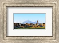 View of Vesuvius Over the Ruins of Popmeii Fine Art Print