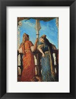 Jewish Women at the Balcony, Algiers, 1849 Fine Art Print