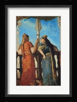 Jewish Women at the Balcony, Algiers, 1849 Fine Art Print
