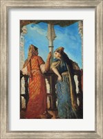 Jewish Women at the Balcony, Algiers, 1849 Fine Art Print