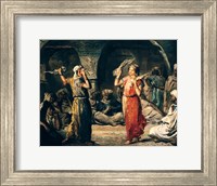 Dance of the Handkerchiefs, 1849 Fine Art Print