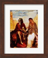 Othello and Desdemona in Venice, 1850 Fine Art Print