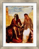 Othello and Desdemona in Venice, 1850 Fine Art Print