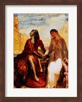 Othello and Desdemona in Venice, 1850 Fine Art Print