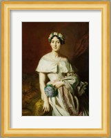Mademoiselle Marie-Therese de Cabarrus, 1848 Fine Art Print