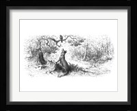 The Crow and the Fox Framed Print