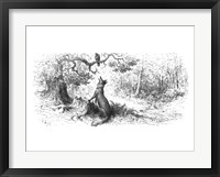 The Crow and the Fox Framed Print