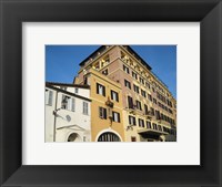 Buildings Close to Spanish Steps Fine Art Print