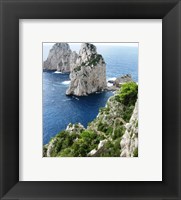 Capri Faraglioni Stacks Framed Print