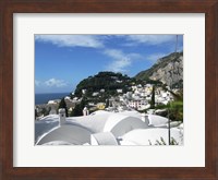 Capri White Roof Fine Art Print