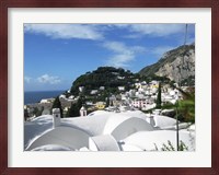 Capri White Roof Fine Art Print