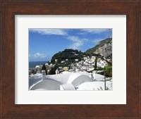 Capri White Roof Fine Art Print