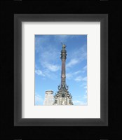 Columbus Column Barcelona Fine Art Print