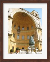 Pinecone Statue in the Vatican Fine Art Print