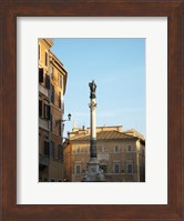 Rome Column of the Imaculate Conception Fine Art Print