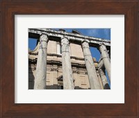 Rome Temple of Antoninus Pius and Faustina Fine Art Print