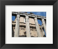 Rome Temple of Antoninus Pius and Faustina Fine Art Print