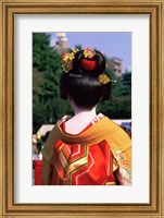 Rear view of a geisha, Jidai Matsuri Festival, Tokyo, Japan Fine Art Print