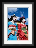 Two geishas Fine Art Print
