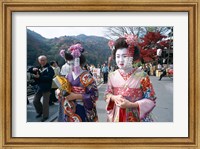 Geishas, Kyoto, Honshu, Japan Fine Art Print