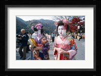 Geishas, Kyoto, Honshu, Japan Fine Art Print
