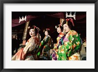 Group of geishas, Kyoto, Honshu, Japan Fine Art Print