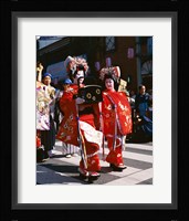 Group of geishas, Kyoto, Honshu, Japan Fine Art Print