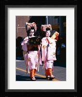 Geishas in Honshu, Japan Fine Art Print