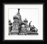 Monument of Minin and Pozharsky St. Basil's Cathedral Moscow Russia Fine Art Print
