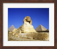 Great Sphinx and pyramids, Giza, Egypt Fine Art Print