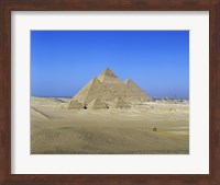 Giza Pyramids, Giza, Egypt (far view) Fine Art Print