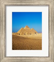 Giza Pyramids, Giza, Egypt (far away) Fine Art Print