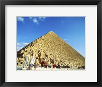 Giza Pyramids, Giza, Egypt (camel) Fine Art Print