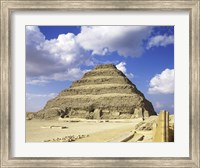 The Step Pyramid of Zoser, Saqqara, Egypt Fine Art Print