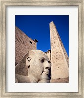Statue of Ramses II, Temple of Luxor, Luxor, Egypt Fine Art Print