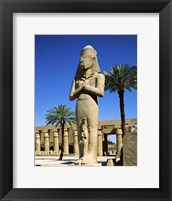 Ramses II Statue, Temples Of Karnak, Luxor, Egypt Fine Art Print