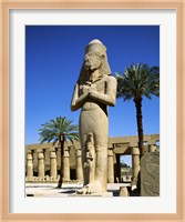 Ramses II Statue, Temples Of Karnak, Luxor, Egypt Fine Art Print