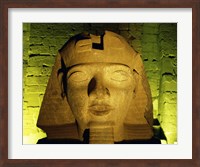 Ramses II statue, Temple of Luxor, Luxor, Egypt Fine Art Print