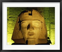 Ramses II statue, Temple of Luxor, Luxor, Egypt Fine Art Print