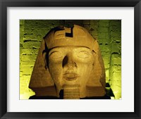 Ramses II statue, Temple of Luxor, Luxor, Egypt Fine Art Print