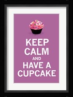 Lavender Cupcake Framed Print