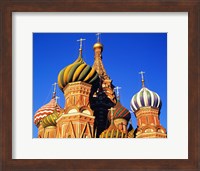 High section view of a cathedral, St. Basil's Cathedral, Moscow, Russia Fine Art Print